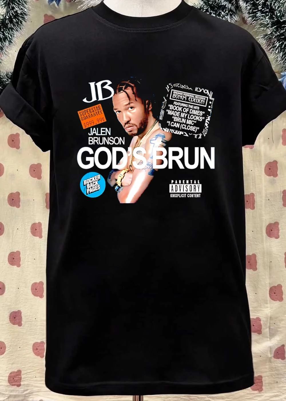 JB Breakin Personal Records Superstar Guarantee 999 99 God’s Brun Jalen Brunson T-Shirt