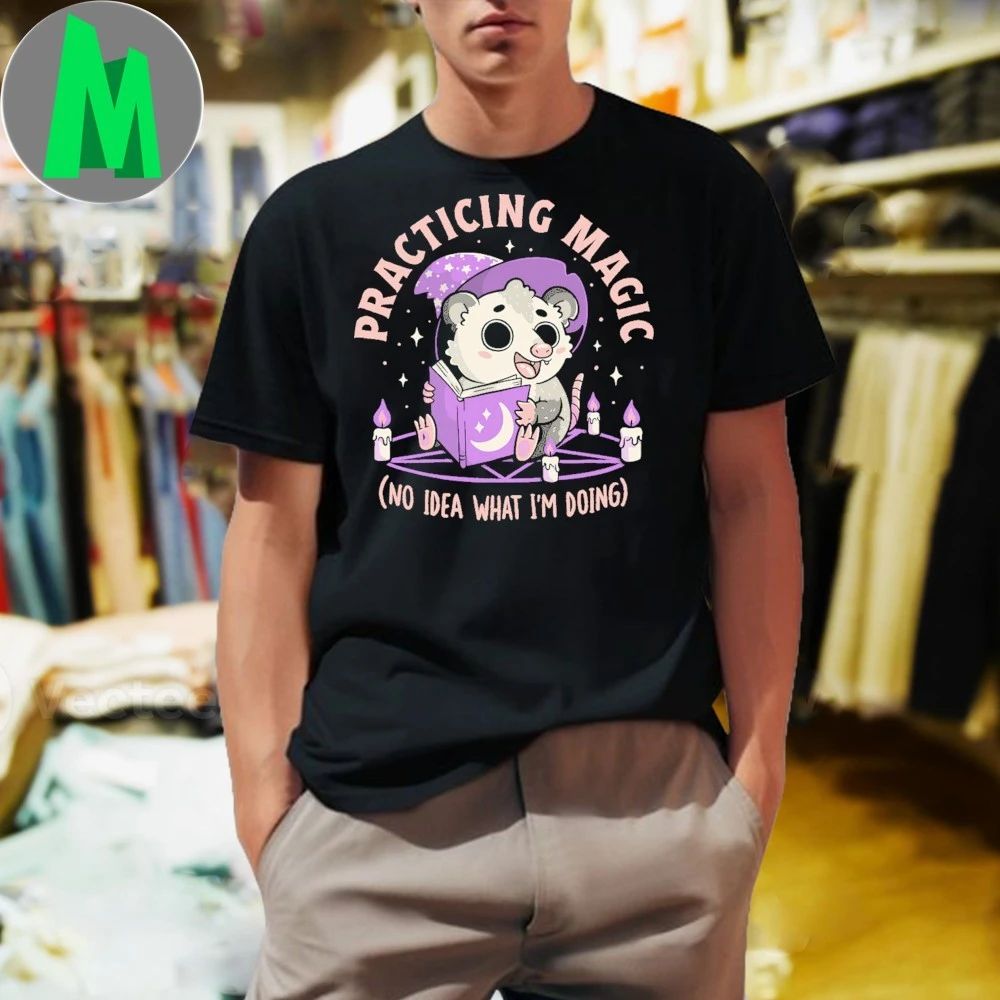 Original Practicing Magic No Idea What I’m Doing Shirt