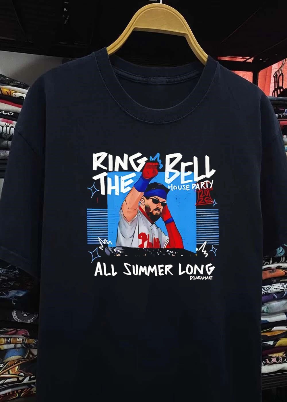 Ring The Bell Phillies 2020 House Party All Summer Long DJ Shirt