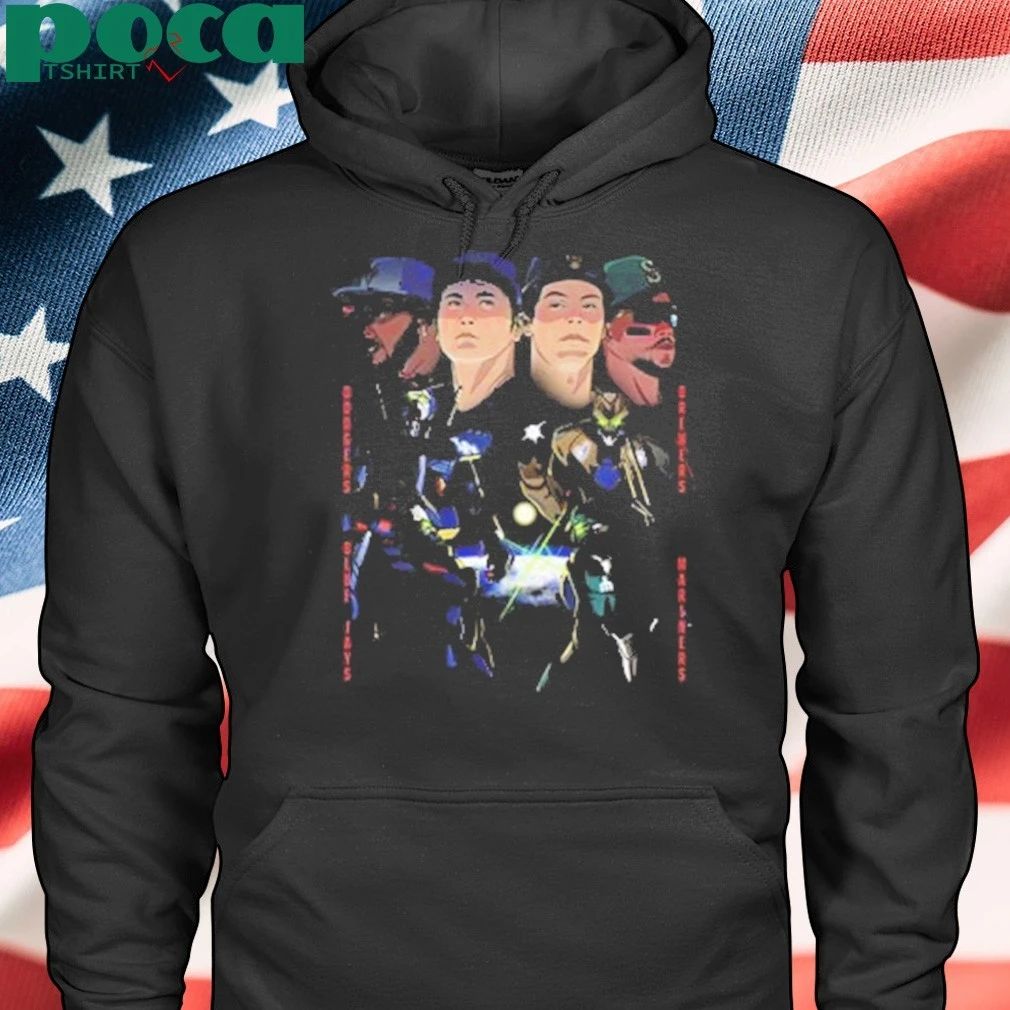 MLB 4 Teams Battle In The World Series Anime Art shirt