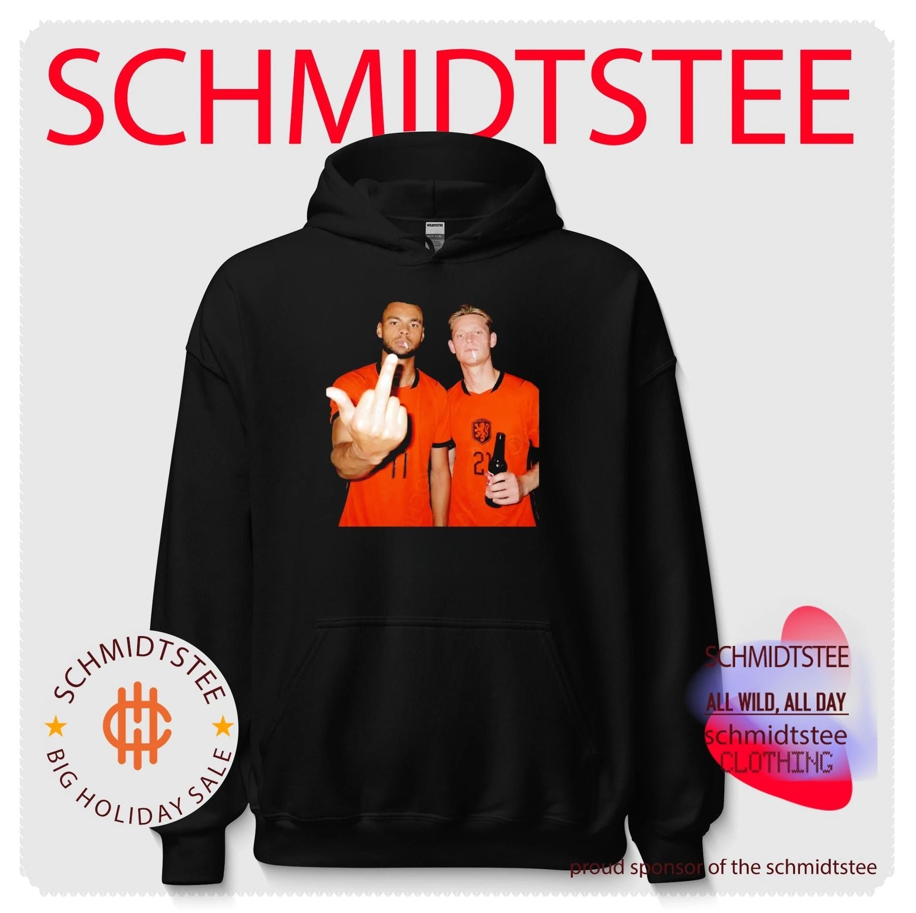 Cody Gakpo and Frenkie de Jong Netherlands National Football Team shirt