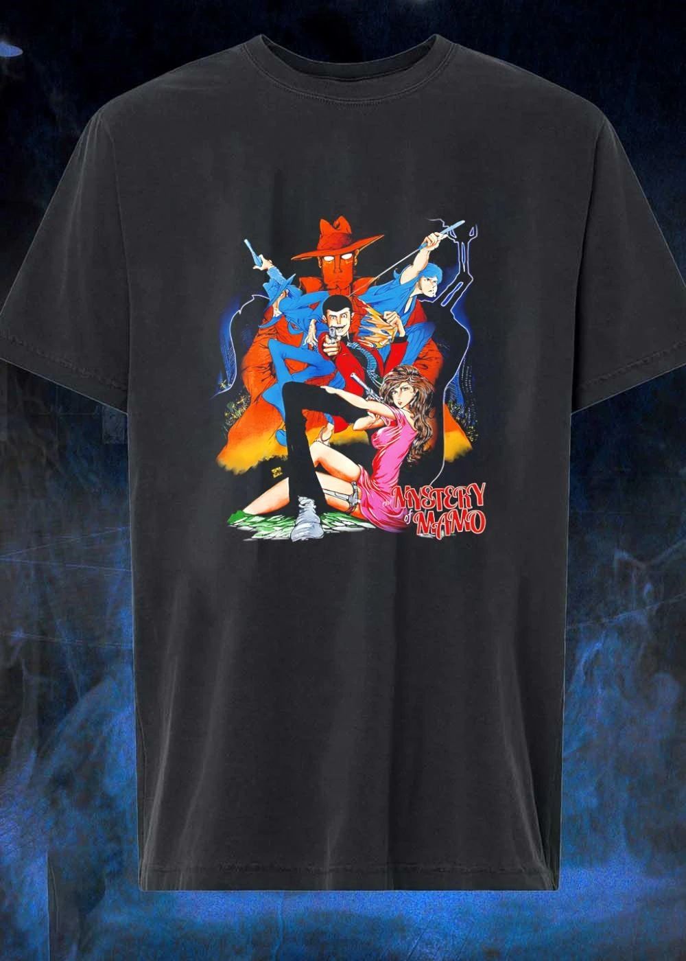 Monkey Punch TME NTV The Mystery of Mamo Lupin III Cast Action T-Shirt
