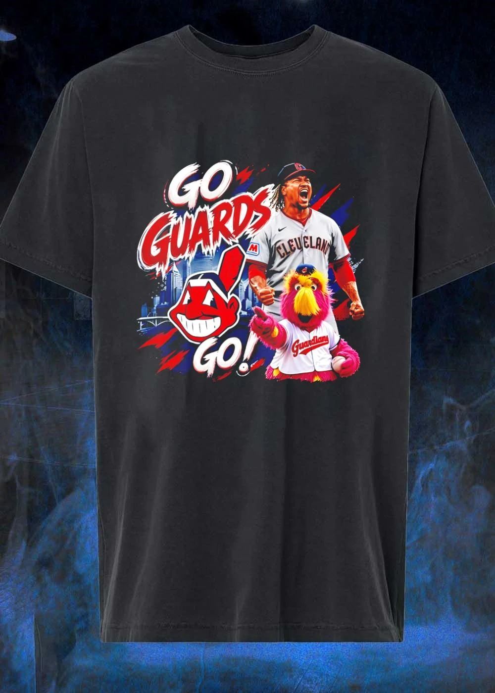 Go Guards Jose Ramirez Chief Wahoo Cleveland Baseball Fan shirt