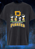 Peanuts Gang Walking Pittsburgh Pirates T-Shirt