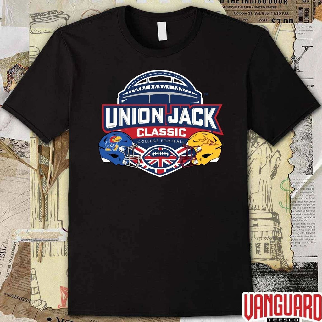 Union Jack Classic Arizona State Sun Devils vs. Kansas Jayhawks September 19, 2026 London, UK t-shirt
