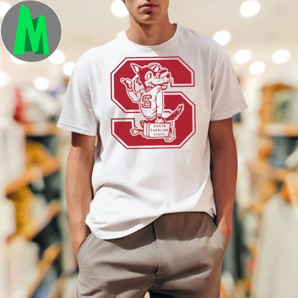 NC State Wolfpack Vintage Wolf Logo Shirt