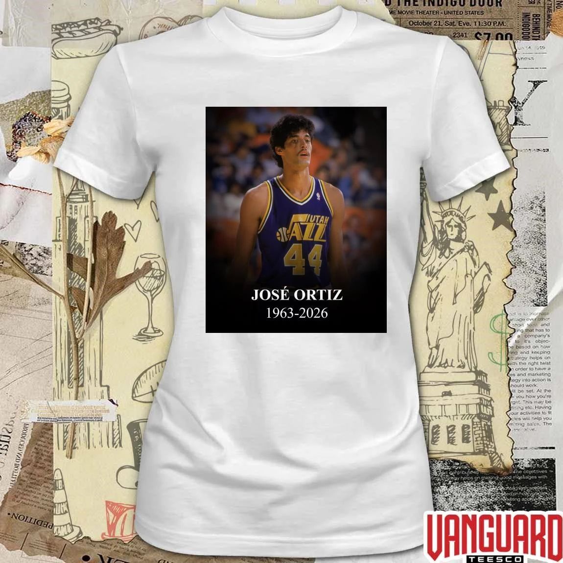 José Ortiz 1963-2026 NBA History t-shirt