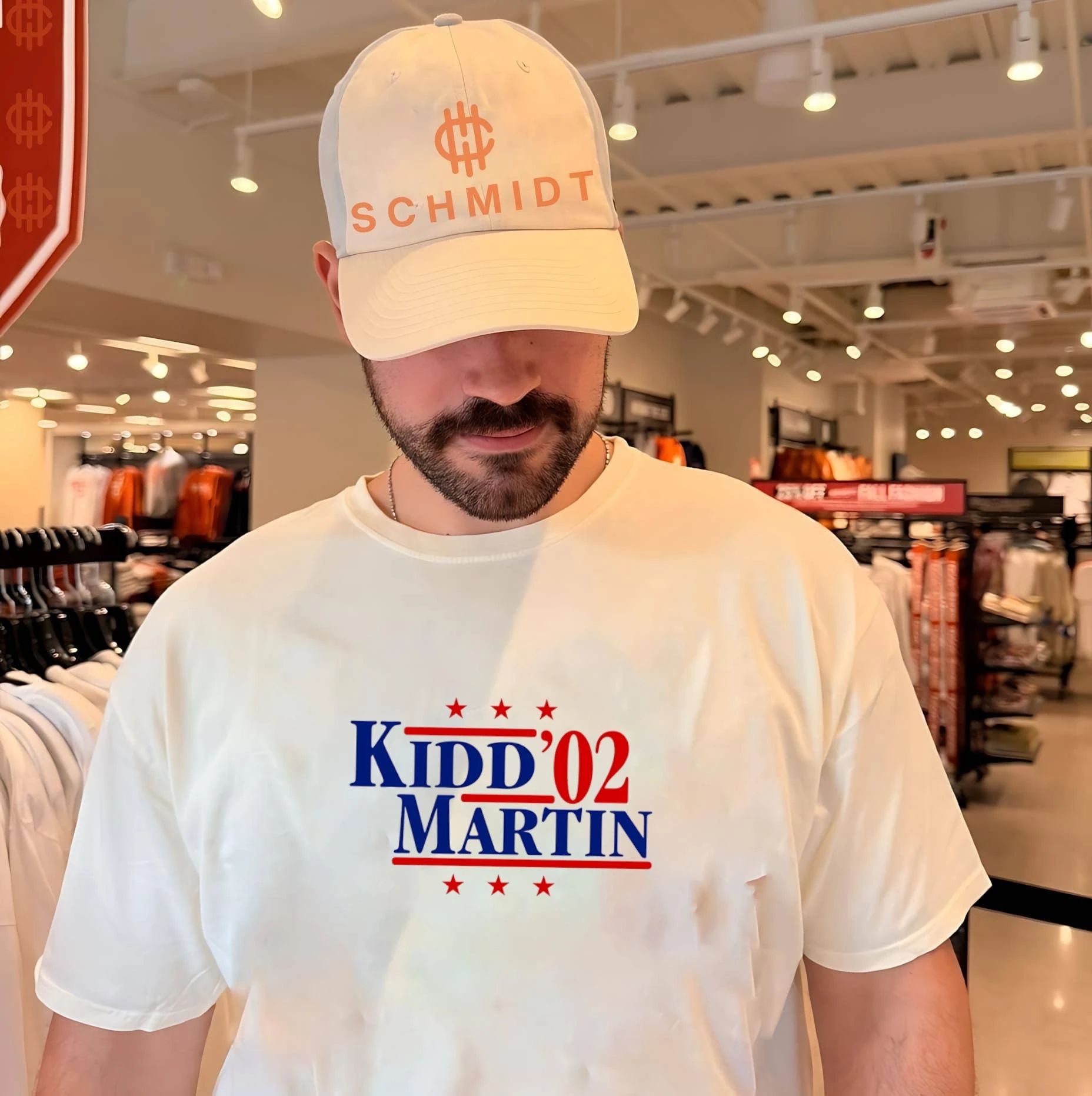 Kidd and Martin ’02 New Jersey Nets Campaign shirt