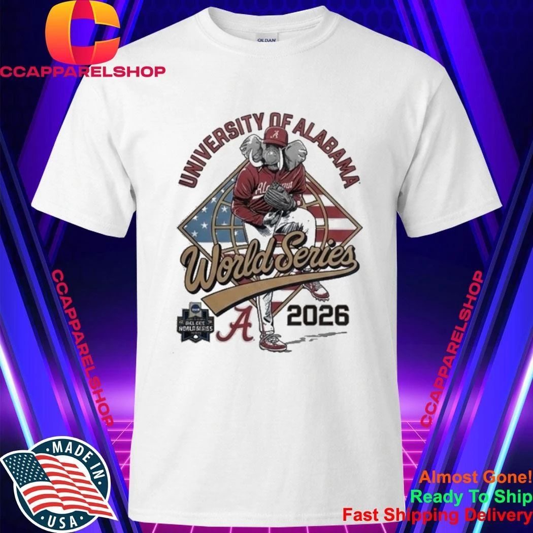 University Of Alabama Baseball World Series NCAA Men’s College Shirt