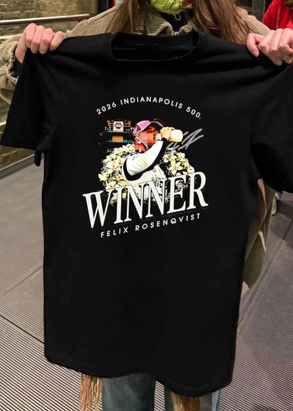 Felix Rosenqvist, Indianapolis 500 Winner Drinking Milk, 2026 Indianapolis 500 Winner Felix Rosenqvist, IndyCar T-Shirt
