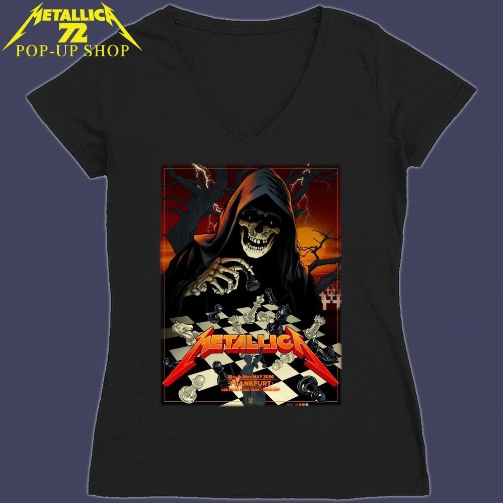 Metallica M72 Frankfurt, Germany May 22nd & 24th, 2026 Art By Vance Kelly Pop-Up Shop T-Shirt