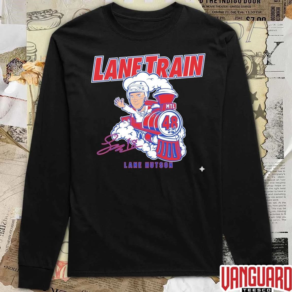 Lane Hutson Lane Train Signature Montreal Canadiens 2026 NHL Hockey t-shirt