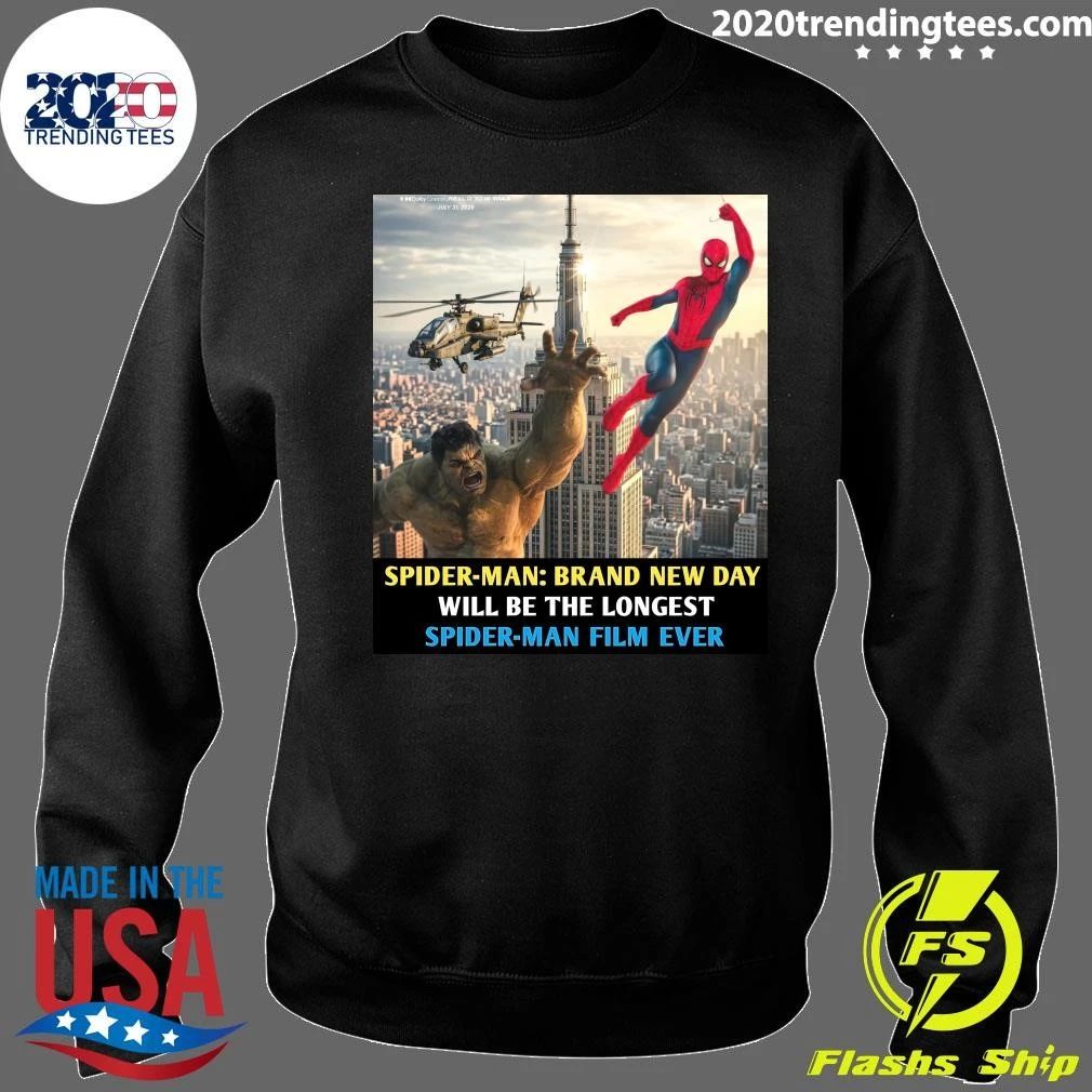Spider-Man Brand New Day Will Be The Longest Spider-Man Film Ever Shirt