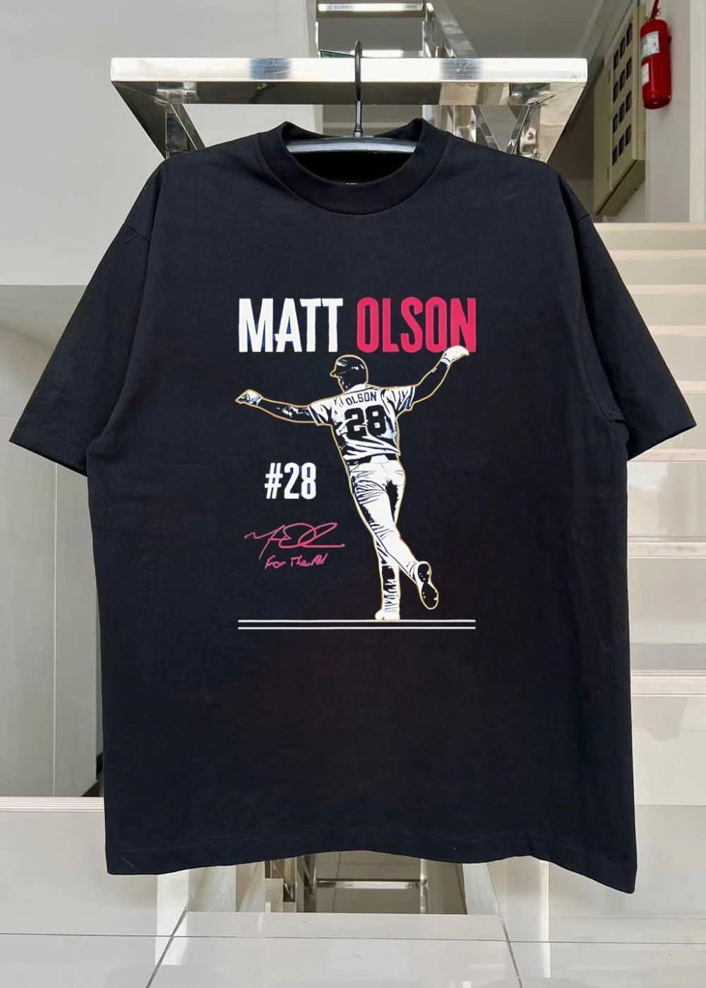 For the A Matt Olson 28 Baseball T-Shirt
