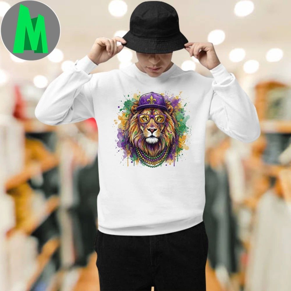 Lion Mardi Gras T-Shirt
