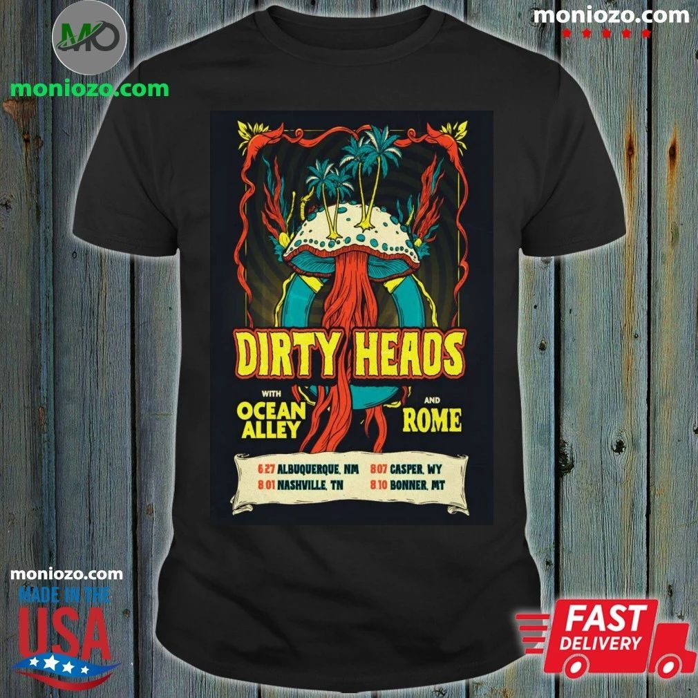 Original Dirty Heads So Glad You Made It Tour 26 Poster Shirt