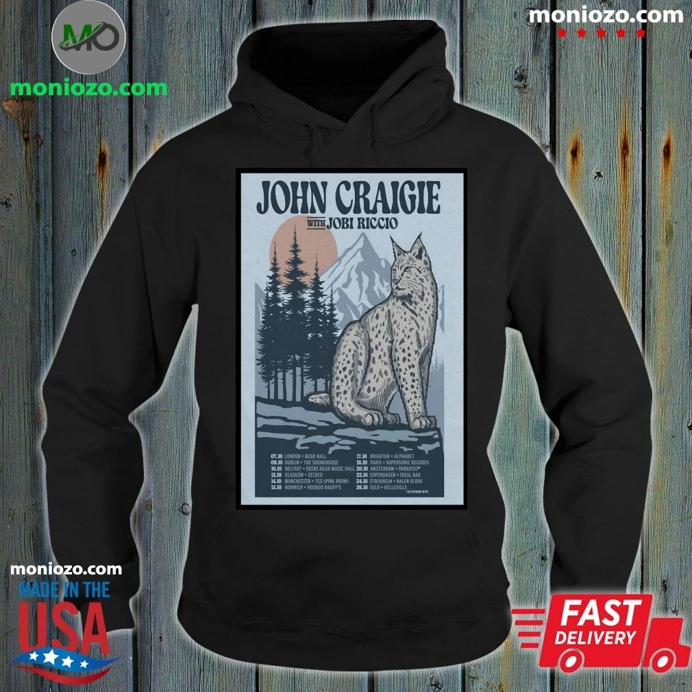 John Craigie With Jobi Riccio Europe Tour 2026 Poster Shirt