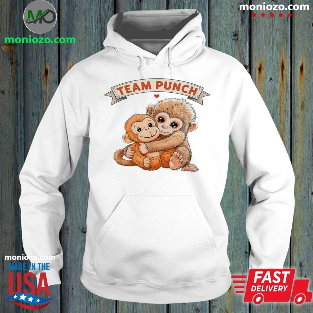 Original Cute Monkey Punch, Baby Monkey Team Punch Shirt