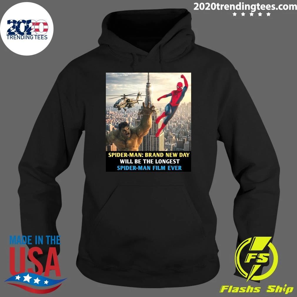Spider-Man Brand New Day Will Be The Longest Spider-Man Film Ever Shirt