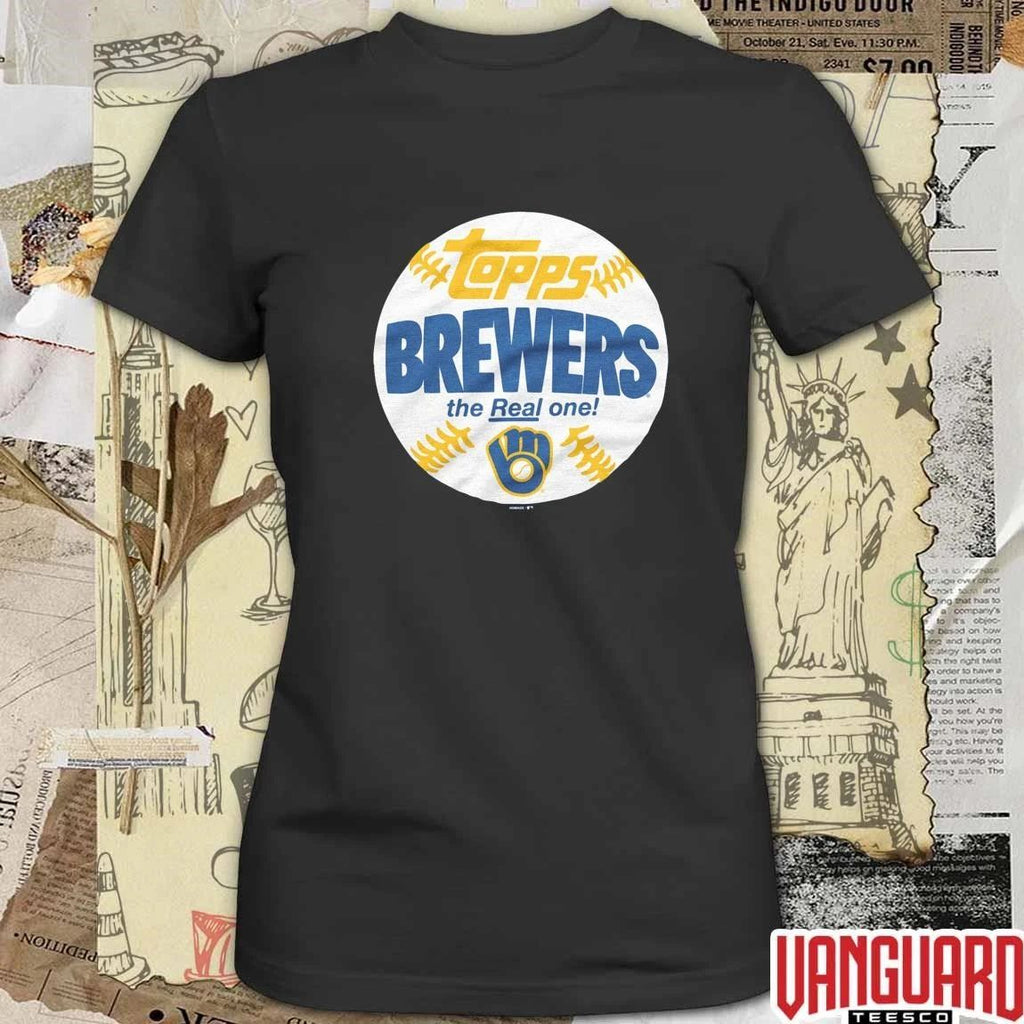Milwaukee Brewers MLB 2026 x Topps Baseball The Real One t-shirt