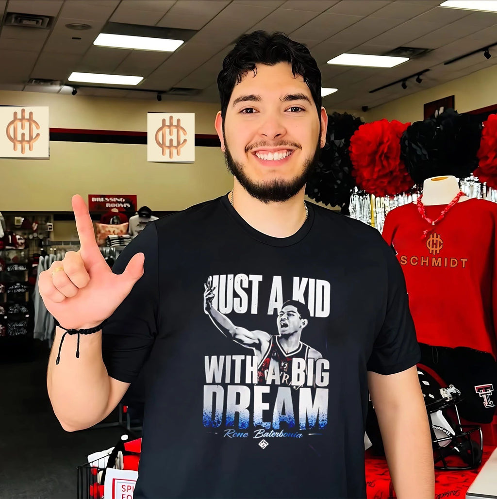 Just a kid with a big dream Rene Baterbonia vintage shirt
