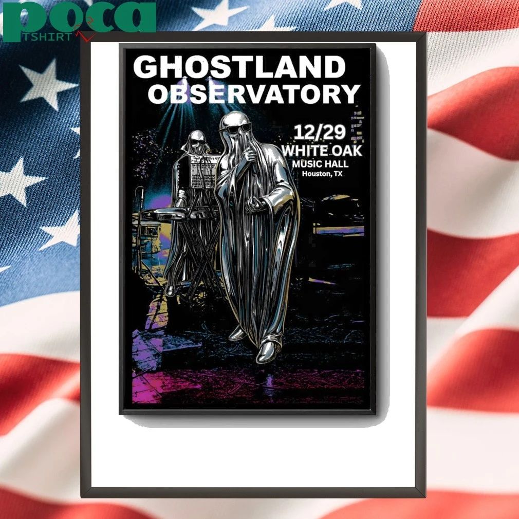 Ghostland Observatory 12.29.2025 Houston TX Poster shirt