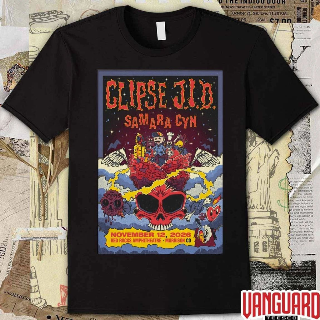 Clipse and J.I.D Red Rocks In Morrison CO November 12 2026 Poster t-shirt