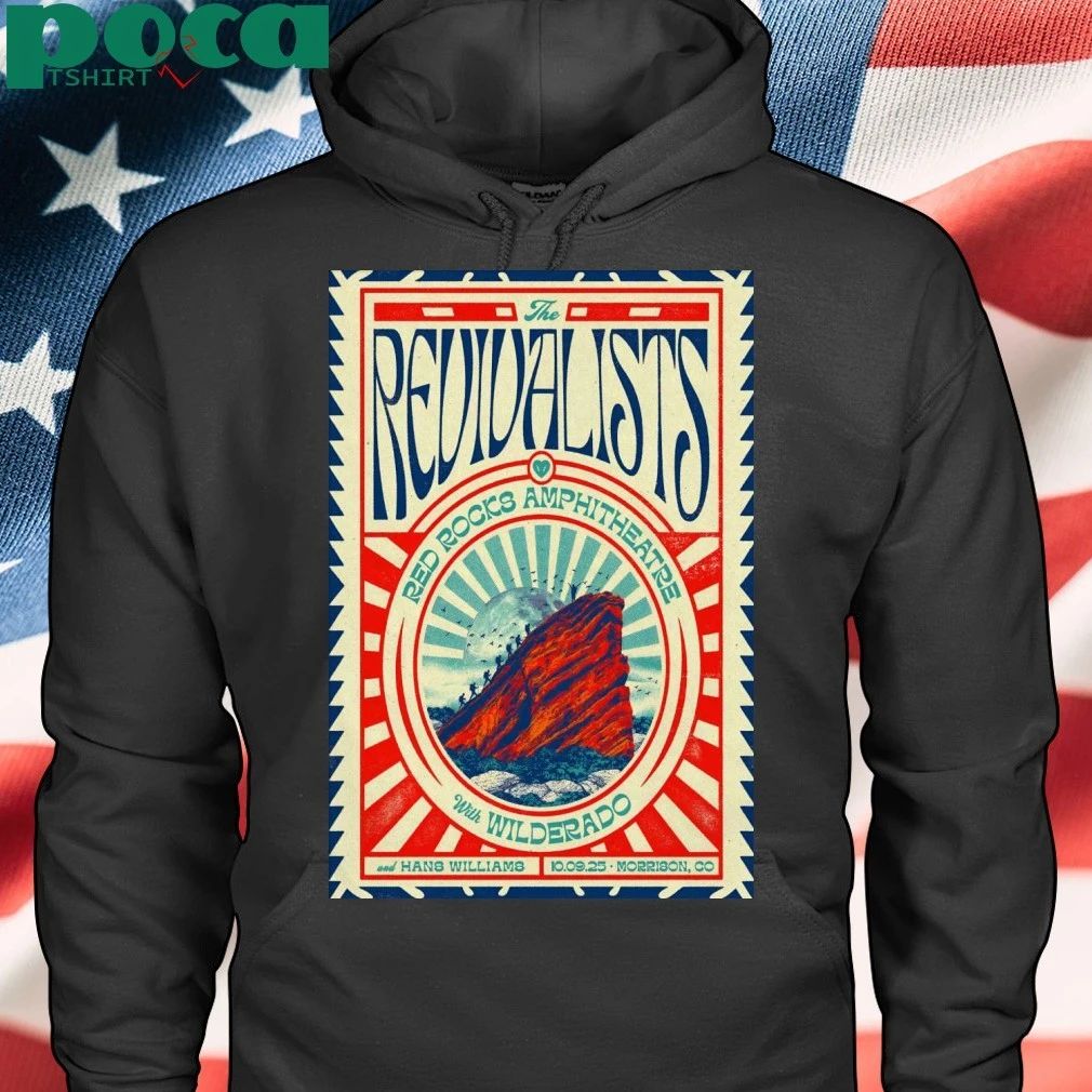 The Revivalists Oct 9 2025 Red Rocks in Morrison CO Poster T-shirt