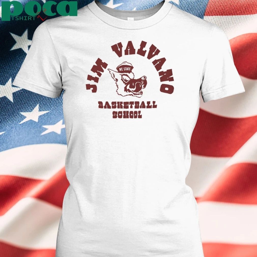 Vintage NC State Jim Valvano Basketball School Shirt