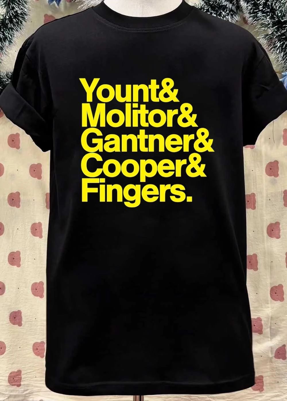 Milwaukee Brewers Icons Yount & Molitor & Gantner & Cooper & Fingers Shirt