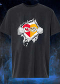 Heart Ripping Open Kansas City Chiefs Nashville Predators Shirt