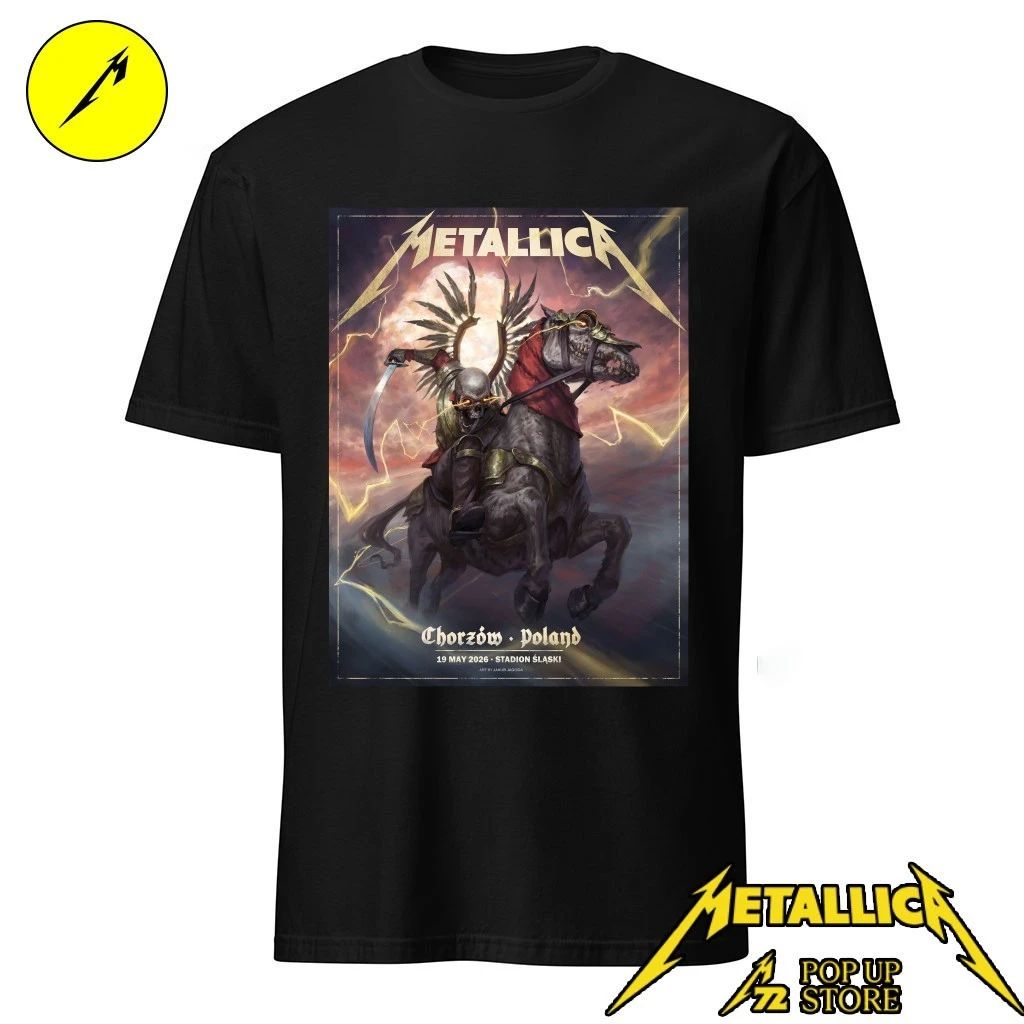 Metallica M72 Chorzów Poland Winged Hussars Graphic Shirt