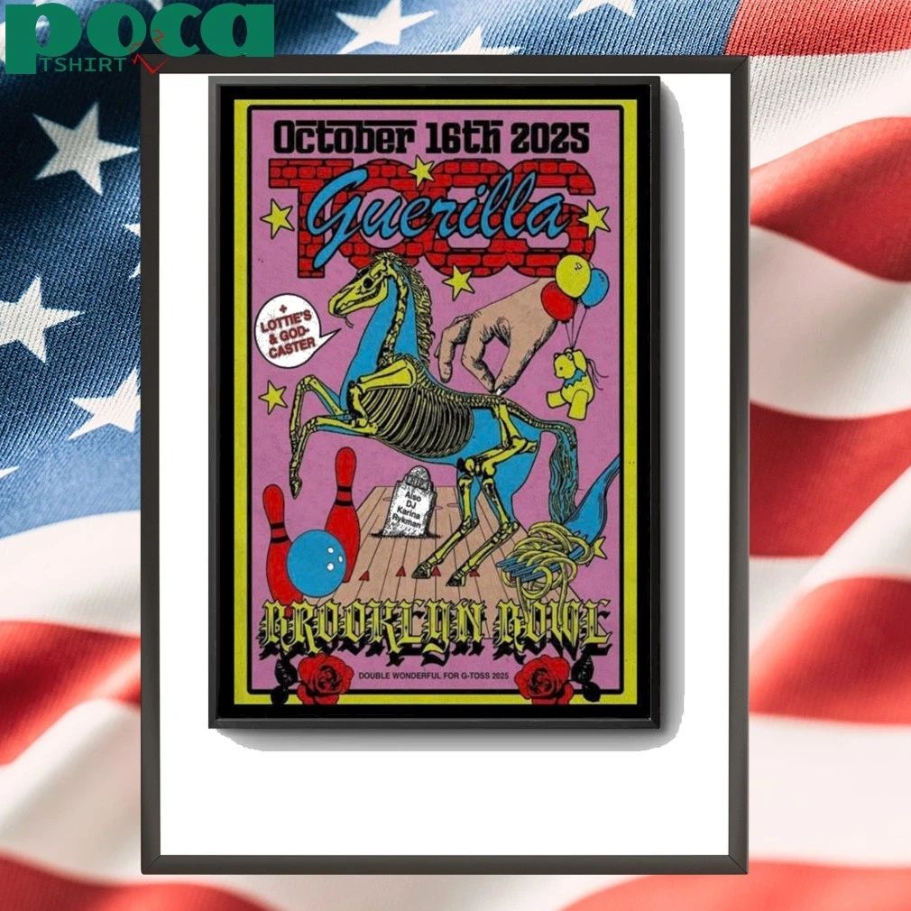 Guerilla Toss Tour October 16 2025 Brooklyn Bowl Poster shirt