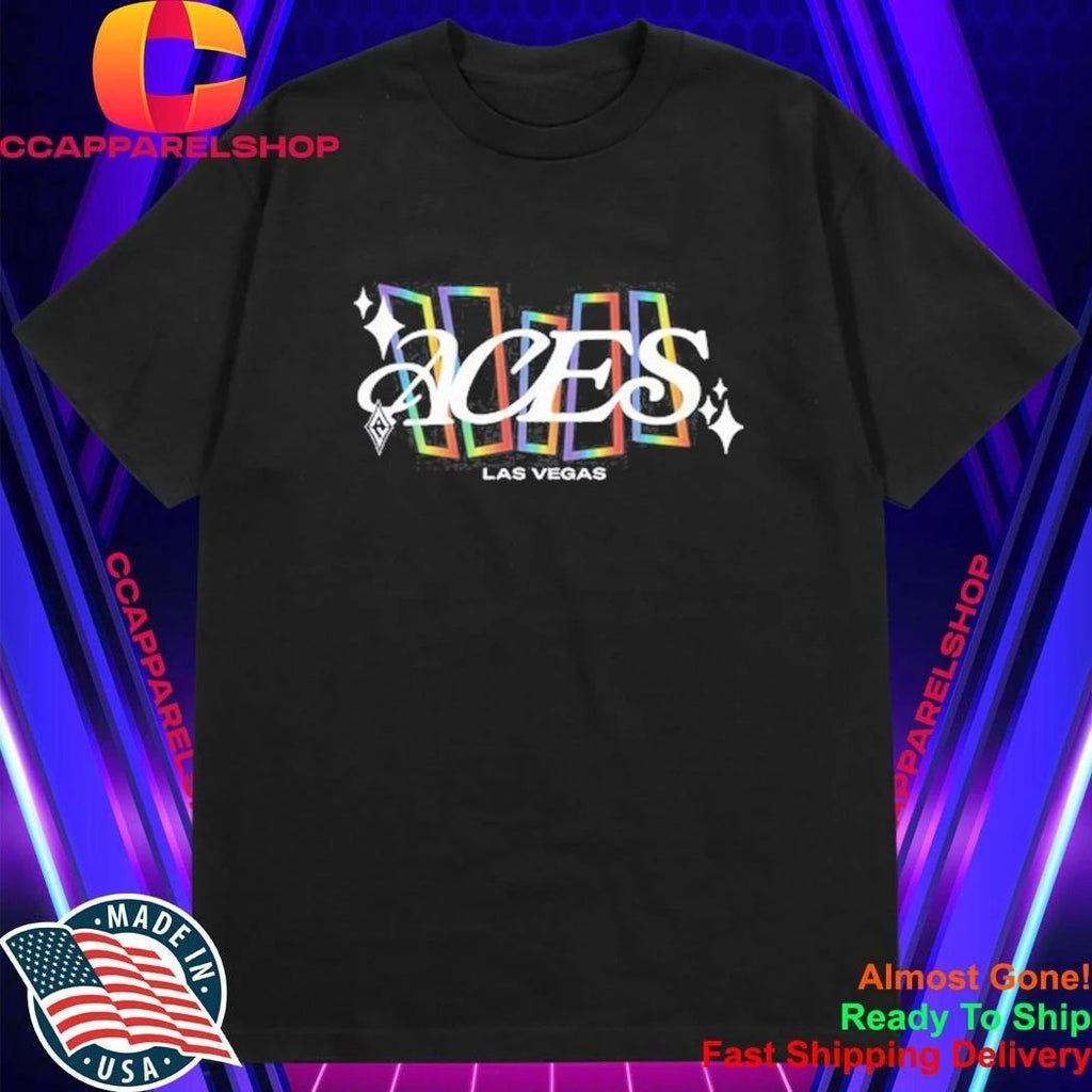 Las Vegas Aces Rainbow Shapes Shirt