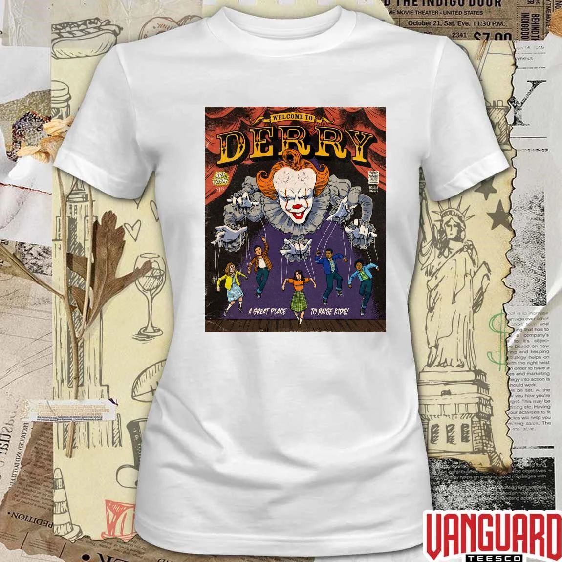 Welcome to Derry A Great Place To Raise Kids Artwork Poster t-shirt