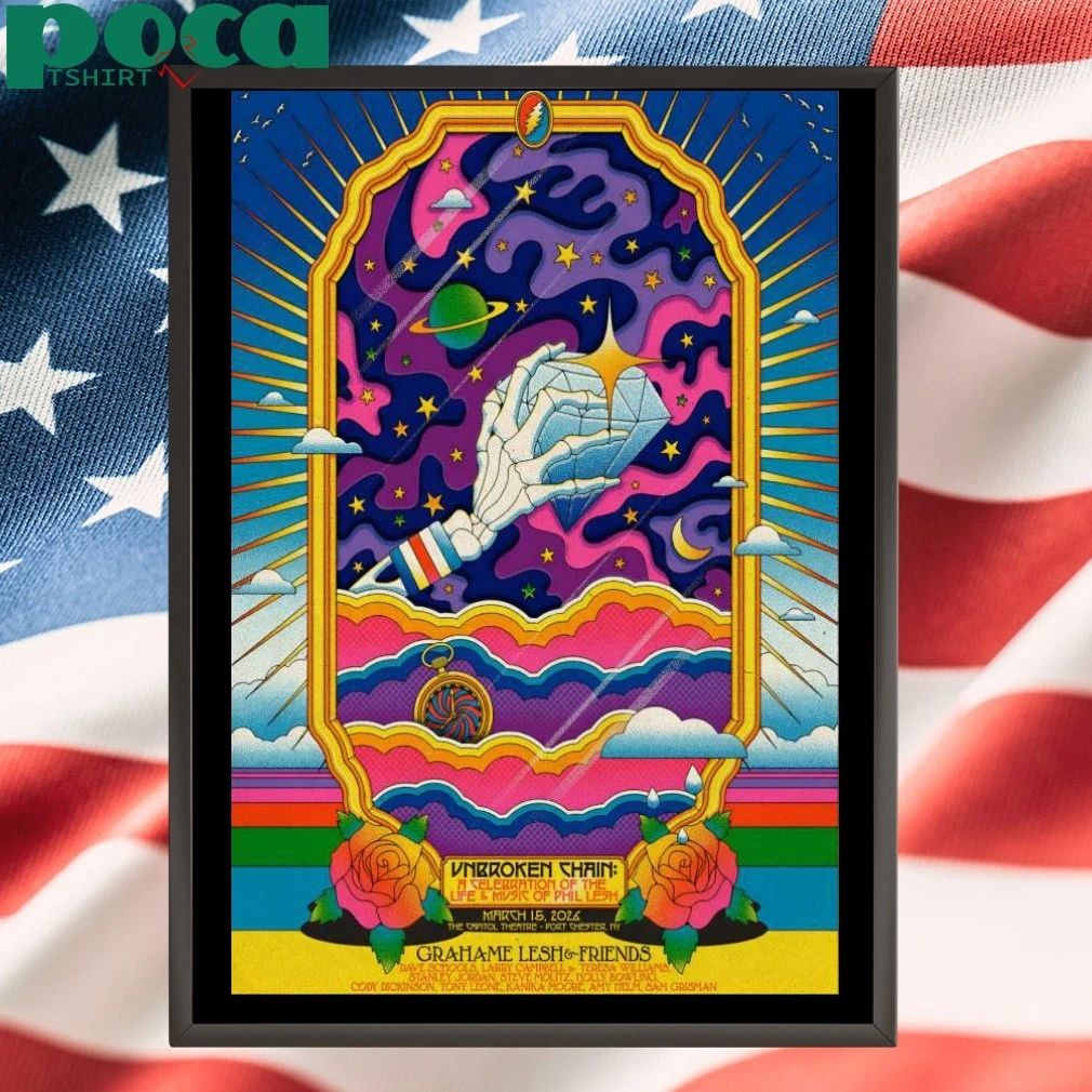 Grahame Lesh And Friends Port Chester NY 3 15 2026 Poster T-shirt