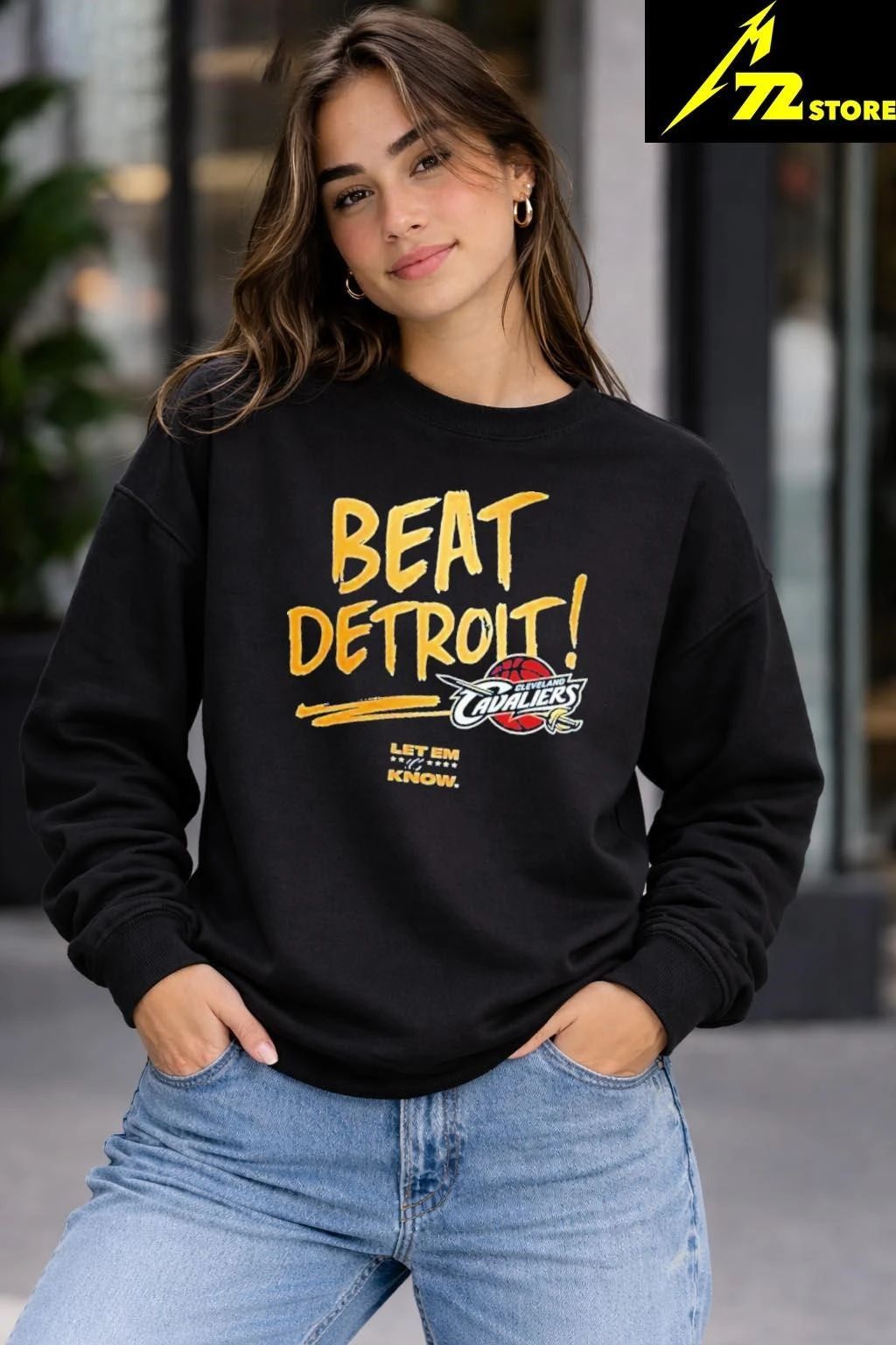 Beat Detroit Let Em Know Cleveland Cavaliers With Kia Shirt