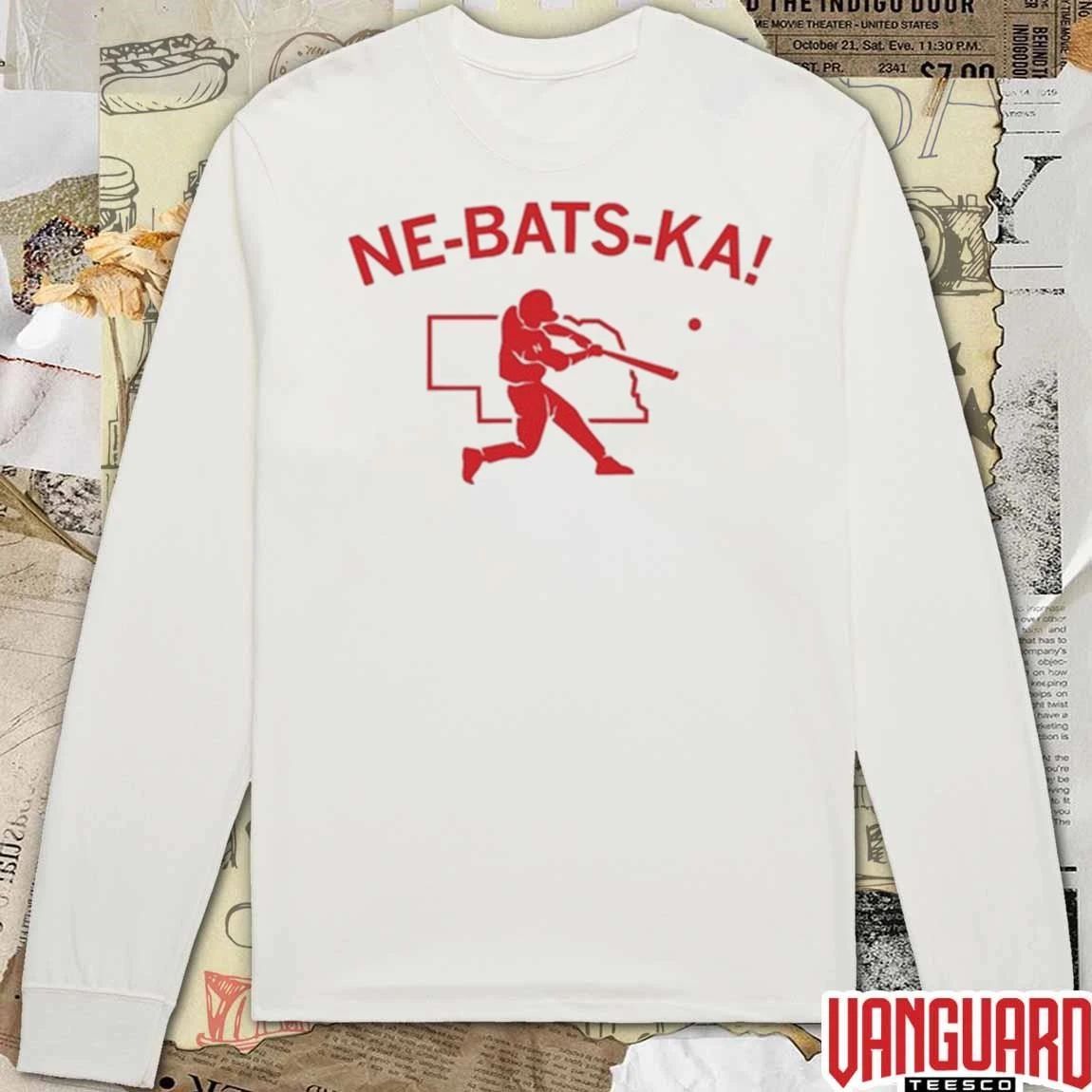 Ne-Bats-Ka Nebraska Cornhuskers Pop-Up Shop Baseball t-shirt