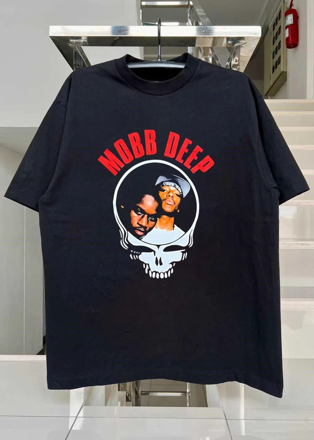 Mobb Deep Grateful Dead Steal Your Face Skull T-Shirt