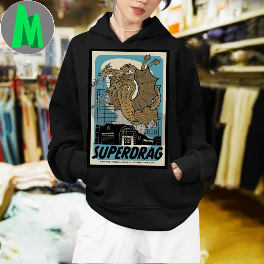 Superdrag October 3-4, 2025 Bowery Ballroom. New York, NY Poster Shirt