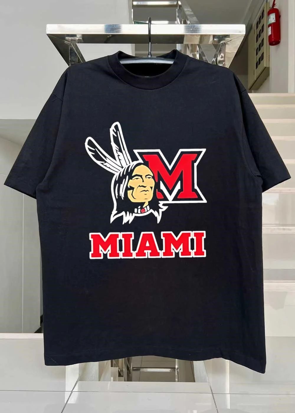 Miami University Redskins logo shirt
