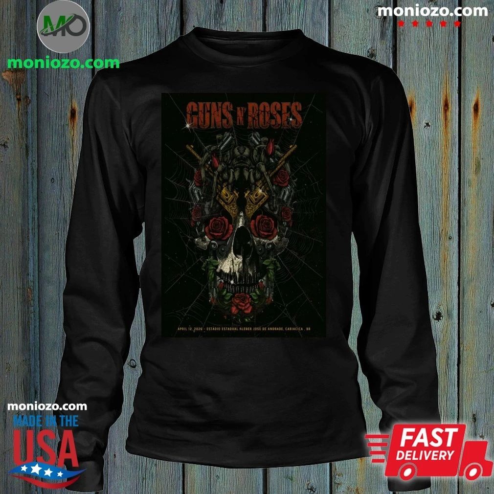 Original Guns N’ Roses Cariacica, Brazil April 12 2026 Poster Shirt