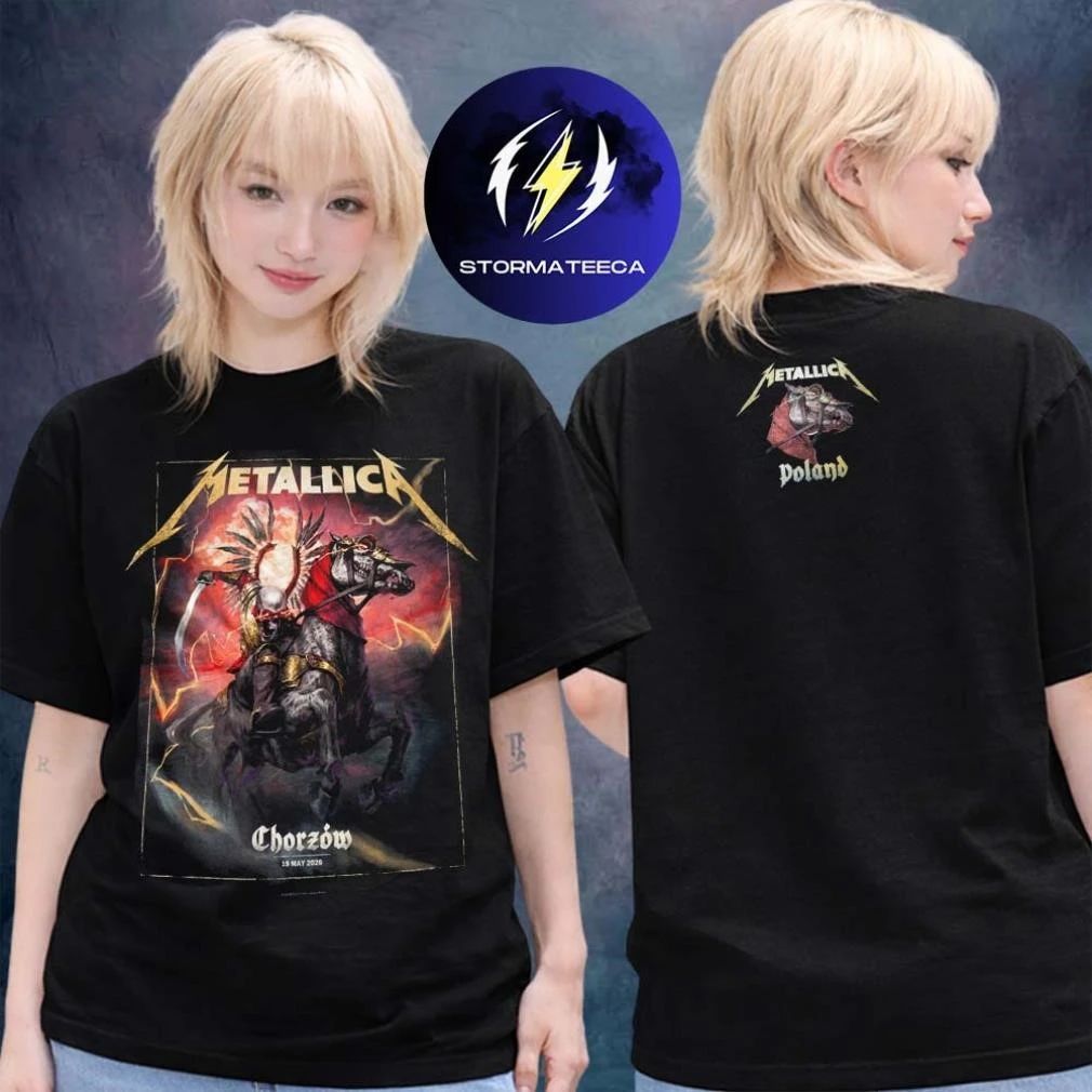 Metallica M72 Chorzow Pop Up Shop At Stadion Slaski In Chorzow Poland On May 10 2026 Art By Jakub Jagoda Ride Shirt