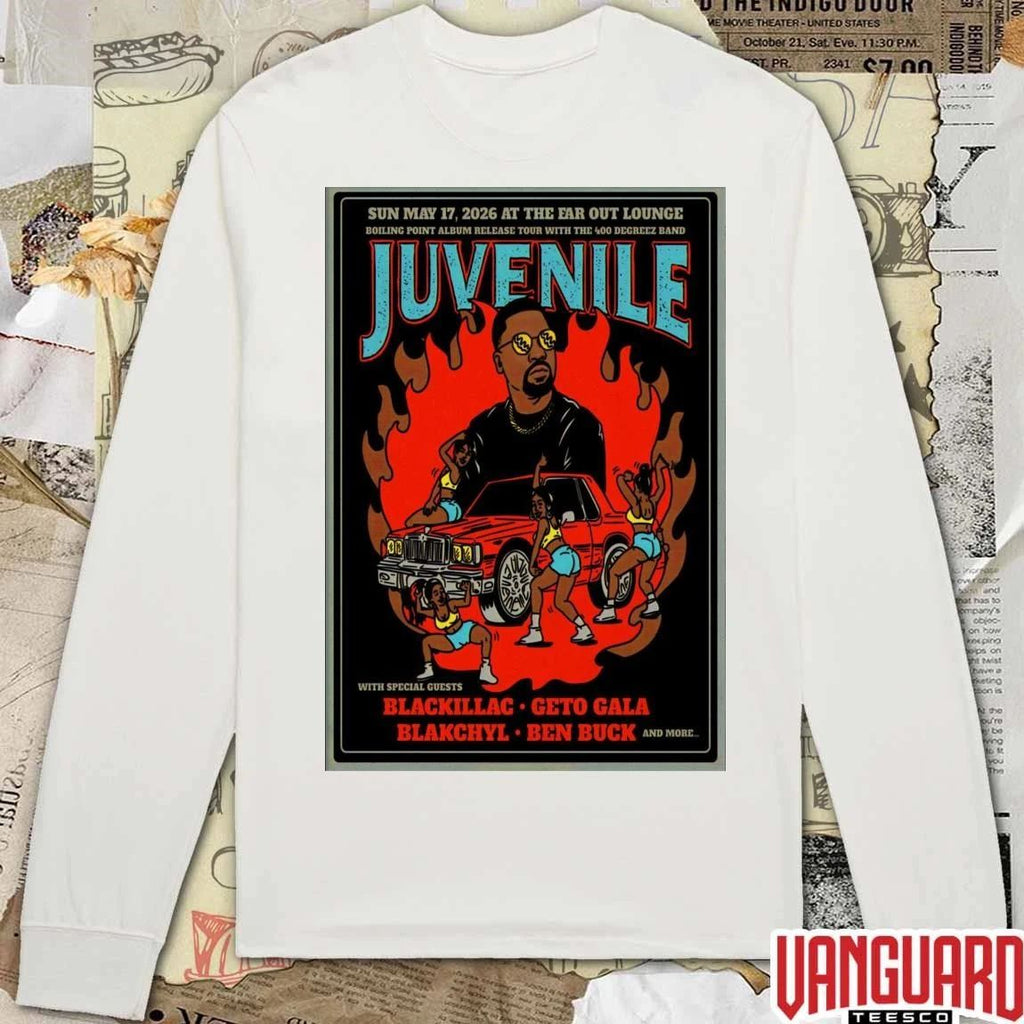 Juvenile At The Ear Out Lounge In Austin TX On May 17 2026 Poster t-shirt