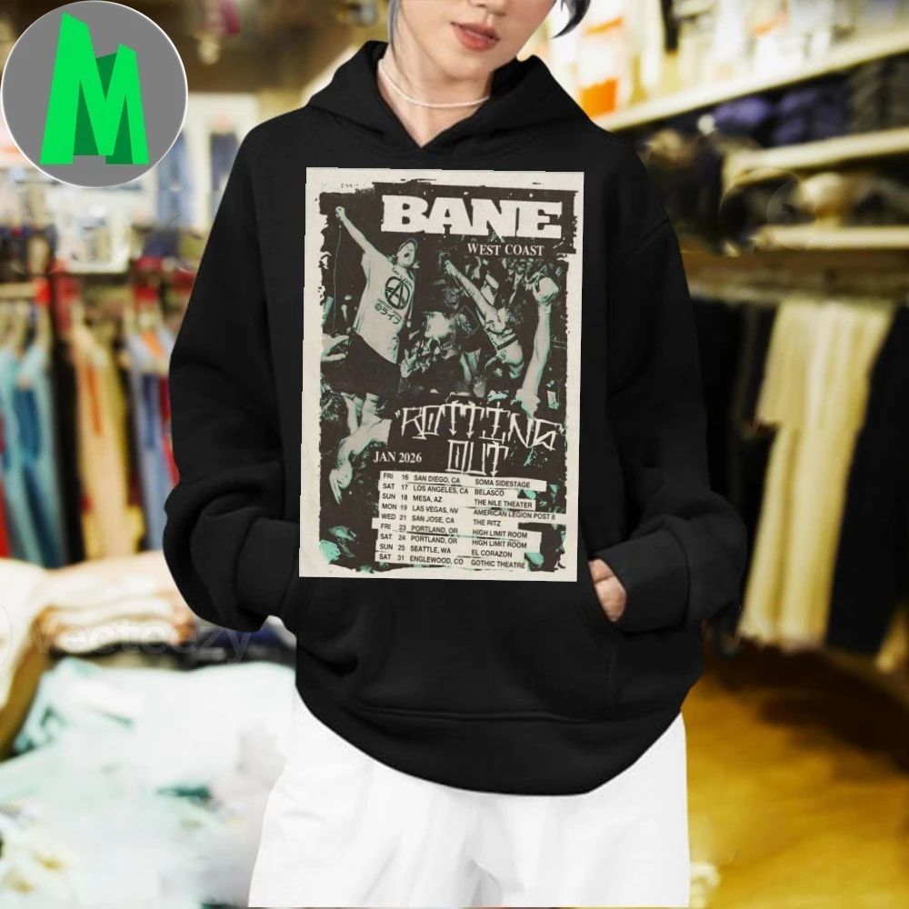 Original BANE 2026 West Coast Tour Poster Shirt