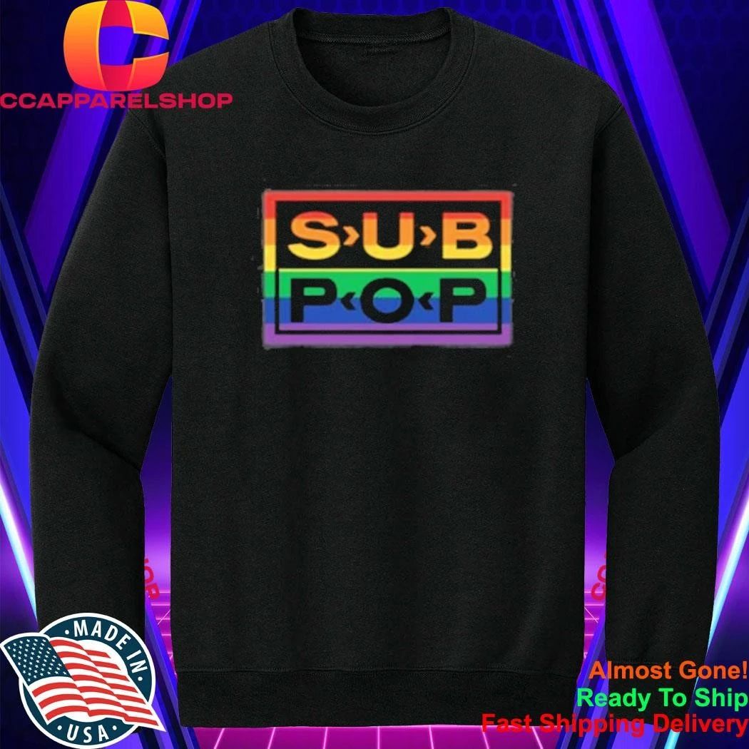 Sub Pop Logo Rainbow Shirt