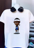 Shai Gilgeous-Alexander sad cartoon OKC shirt