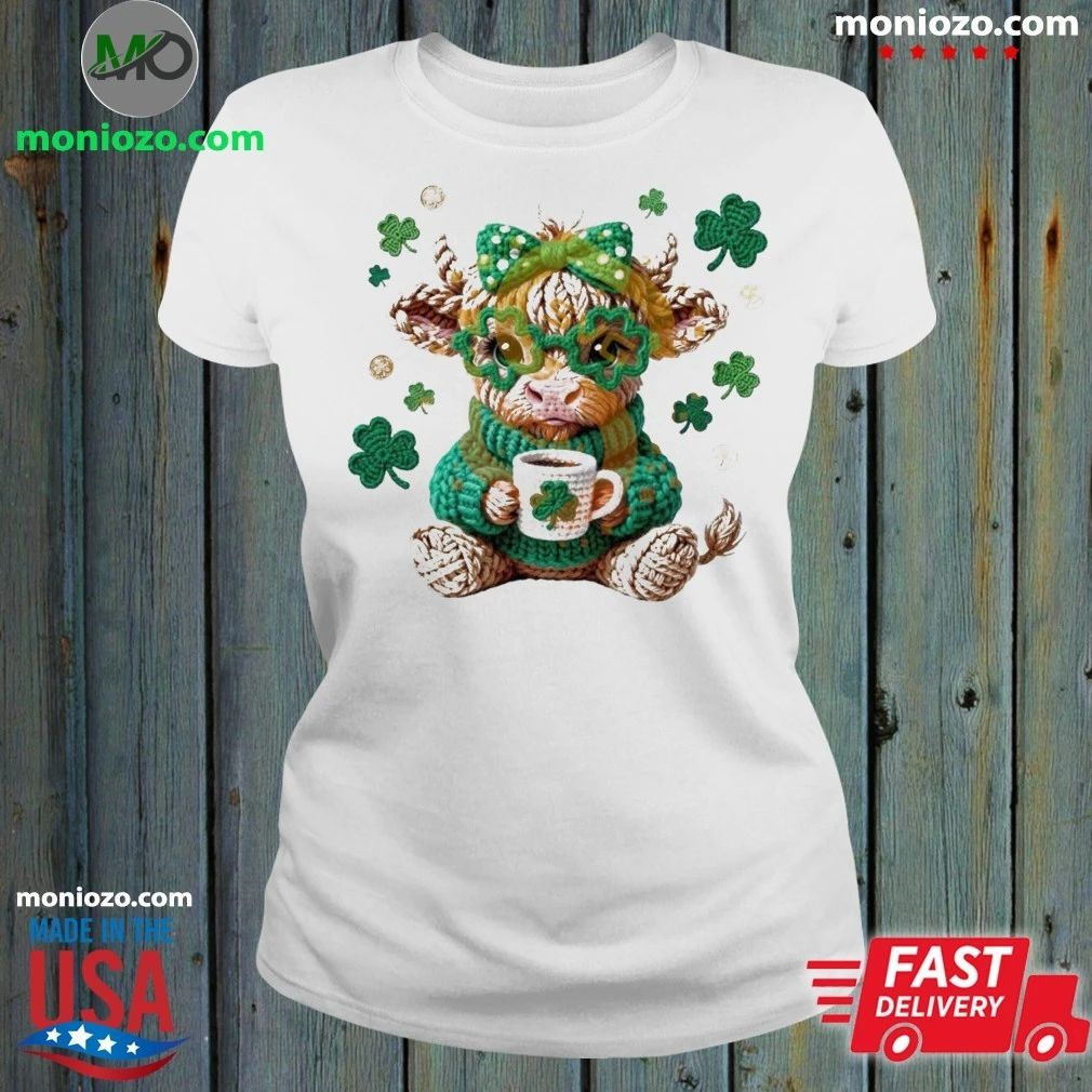 Highland Cow St Patricks Shirt
