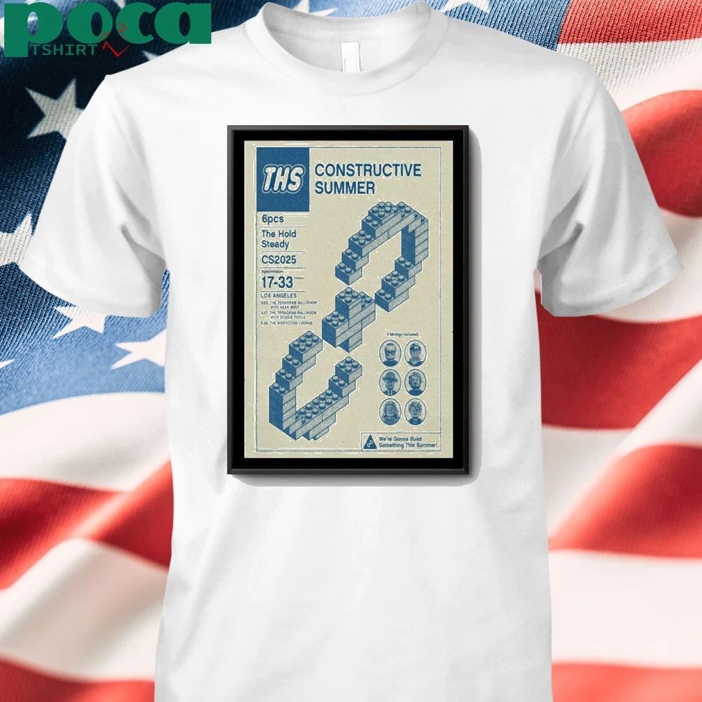 Sept 28, 2025 The Hold Steady The Moroccan Lounge in LA Poster shirt