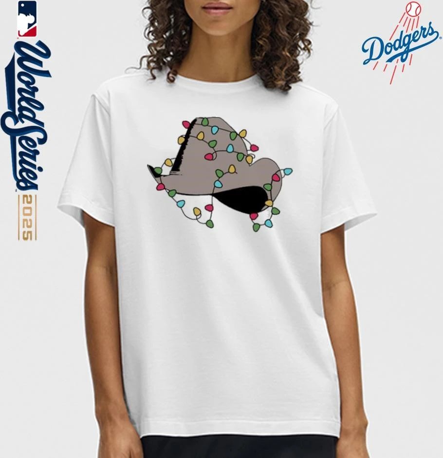 Dwight Yoakam Christmas Light Hat Shirt